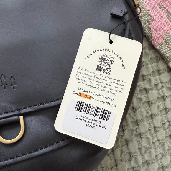 Portland Leather MONACO CROSSBODY Women’s Bag Black - Picture 2 of 6